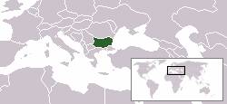Haritada Bulgaristan